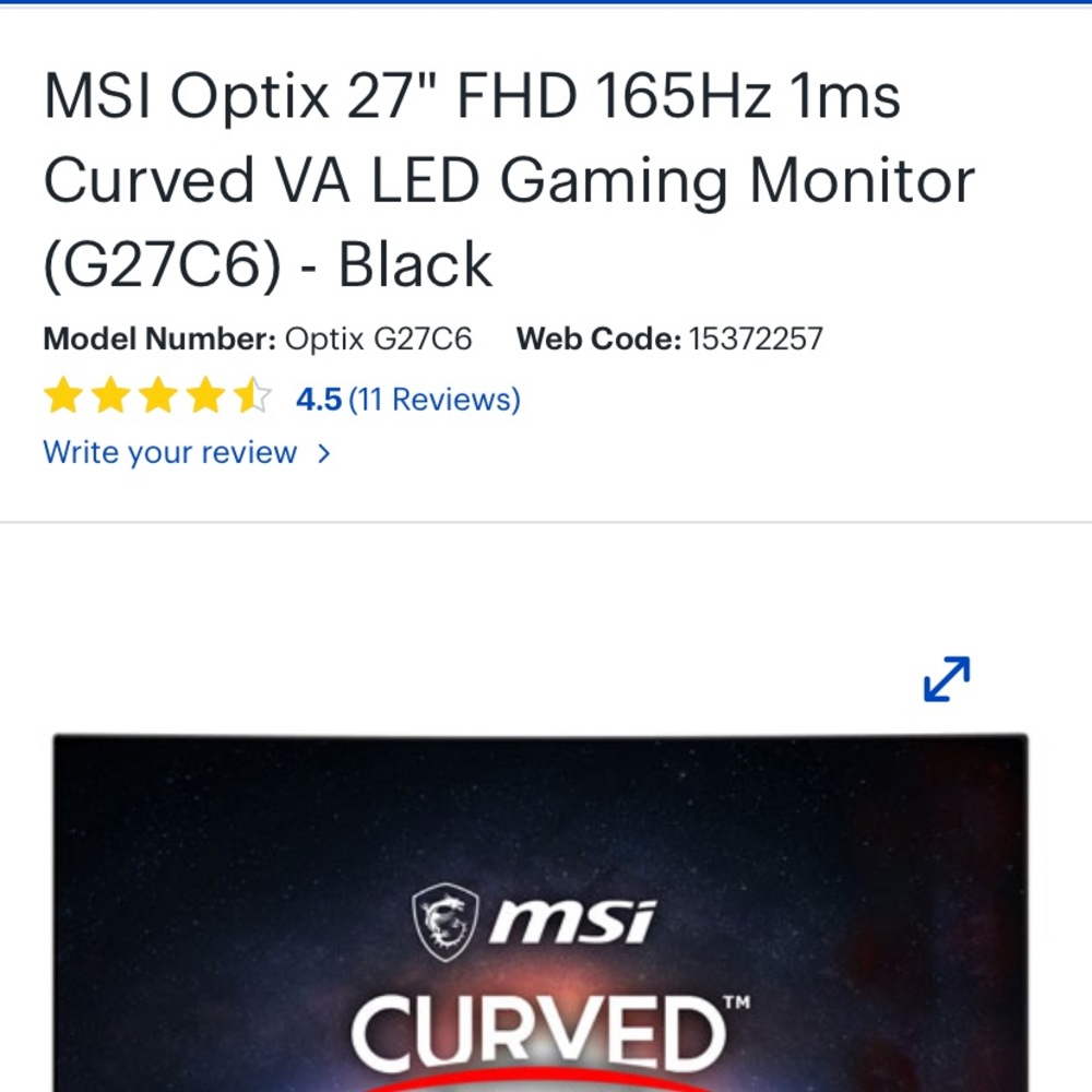 Msi optix gaming monitor